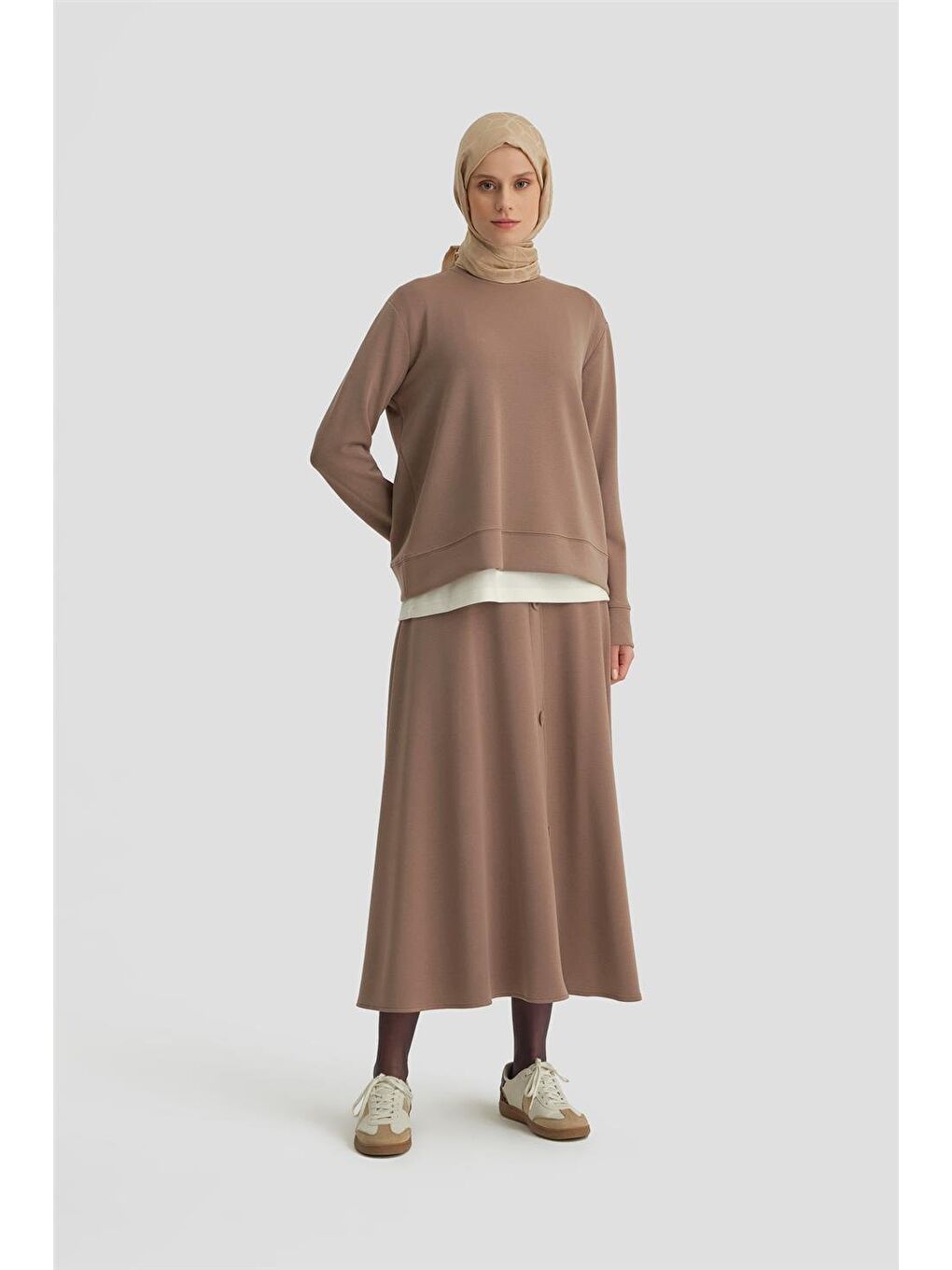 Bej Etekli Takım 24Kd4227 Bisküvi