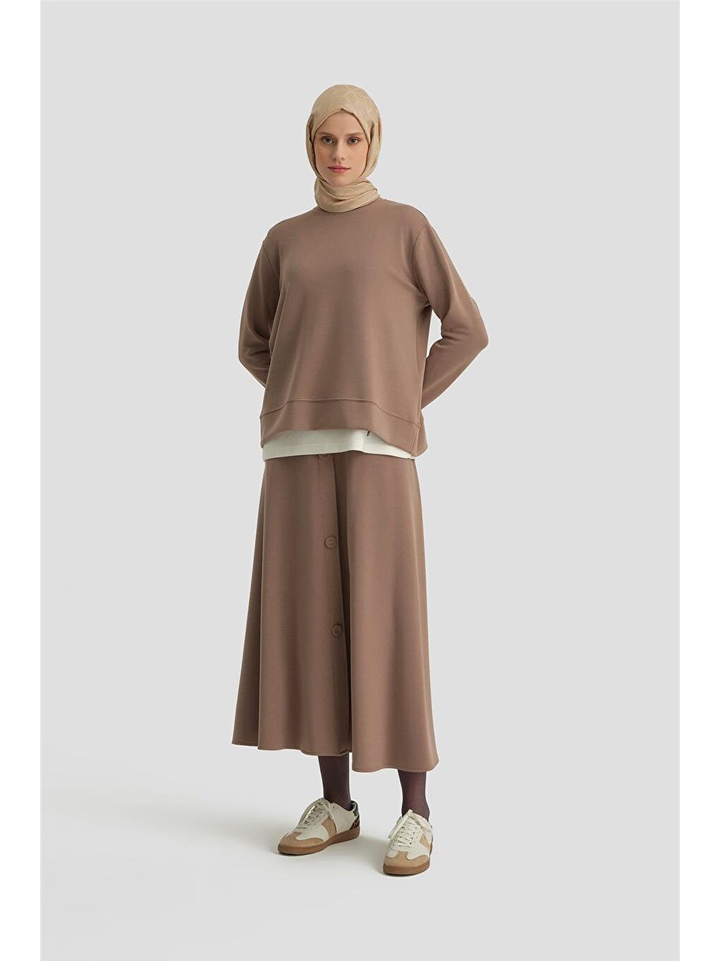 Bej Etekli Takım 24Kd4227 Bisküvi-1