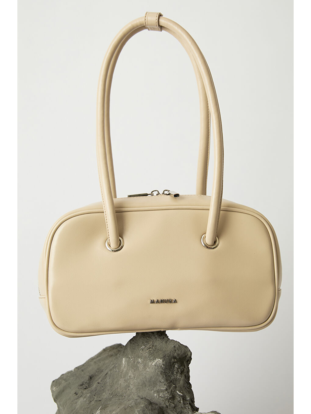 Bej Kyomı Bowling Çanta Stone