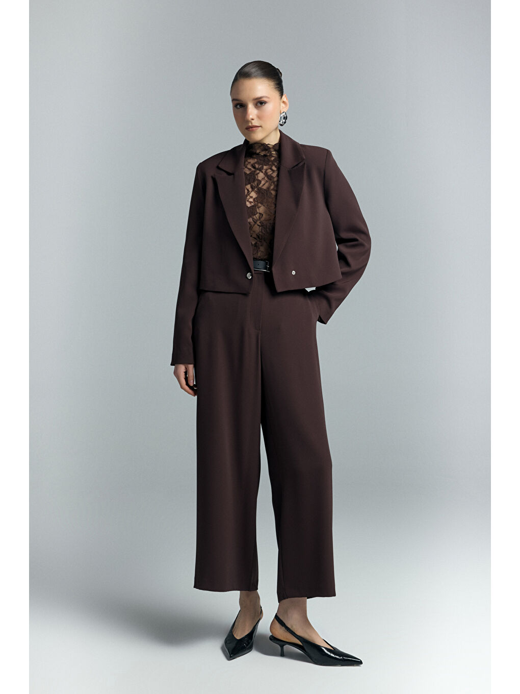 Kahverengi Mari Pantolon - Kahve-2