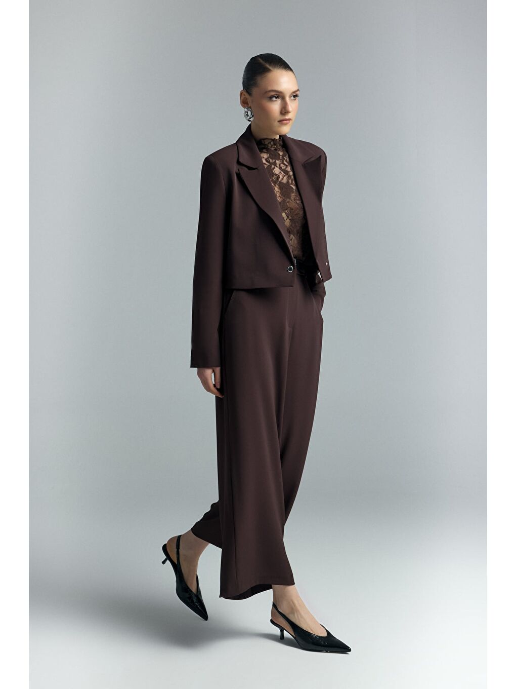 Kahverengi Mari Pantolon - Kahve-3