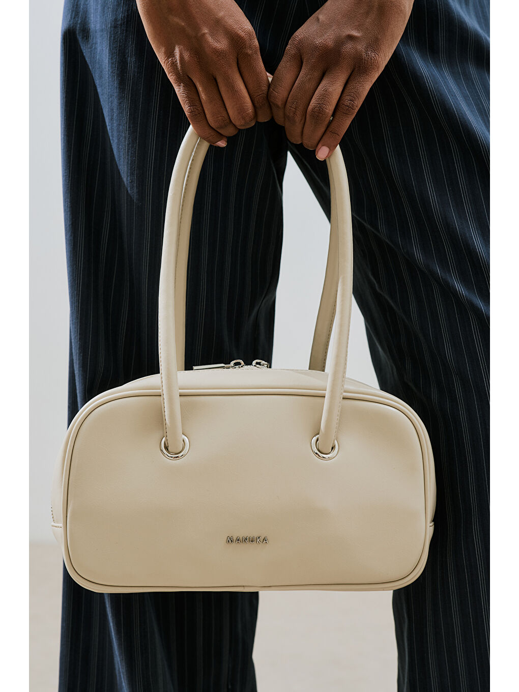 Bej Kyomı Bowling Çanta Stone-2