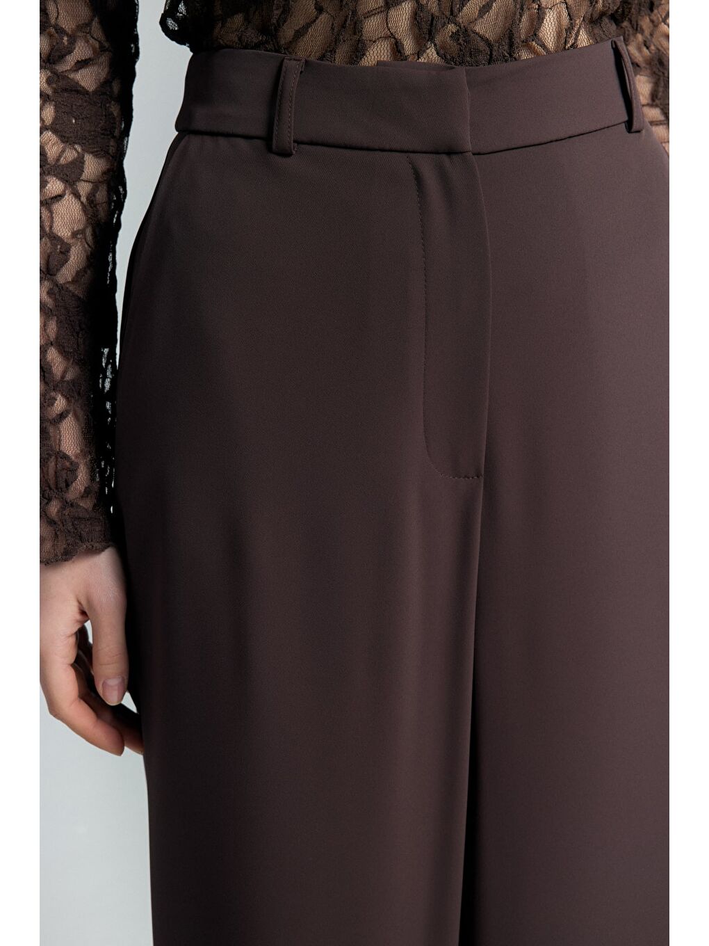 Kahverengi Mari Pantolon - Kahve-5