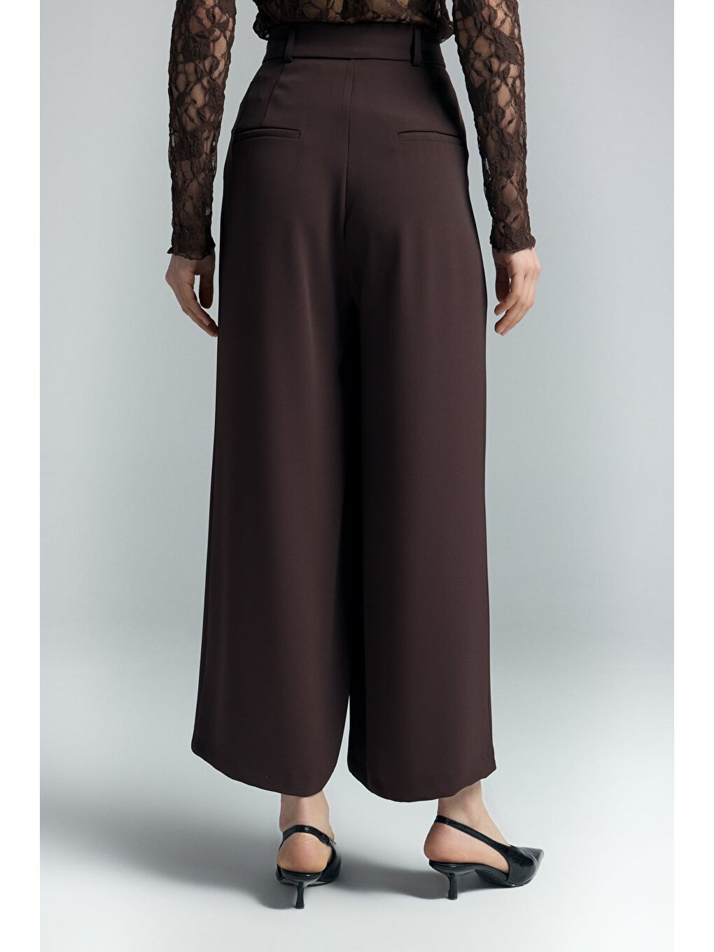 Kahverengi Mari Pantolon - Kahve-6