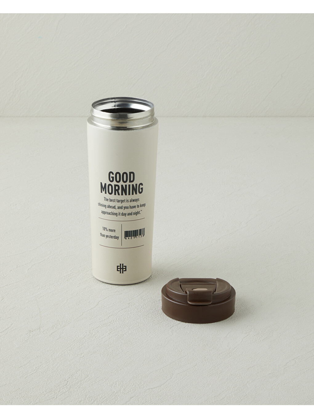 Good Mood Morning Çelik Termos 500 Ml Kahverengi-1
