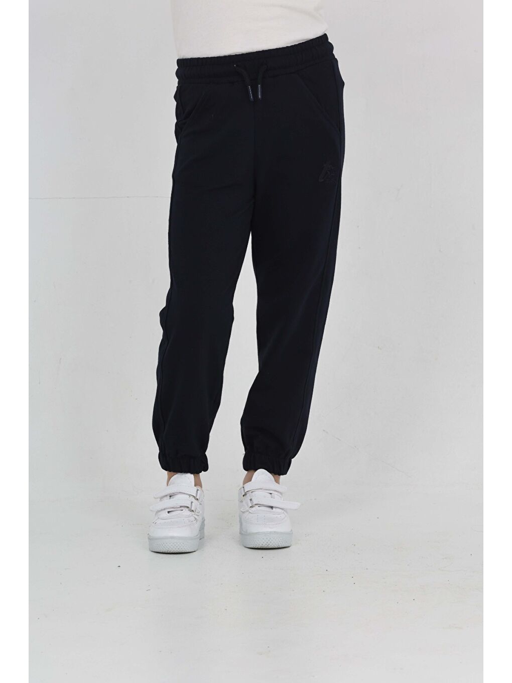 Lacivert Kız Çocuk Tonaton Nakışlı Eşofman Alt-4