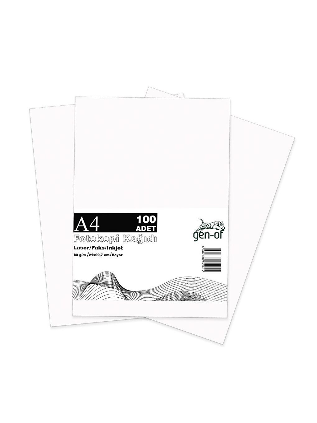 A4 80 g/m² 100 Ad. Beyaz Fotokopi Kağıdı (1 Paket)-1
