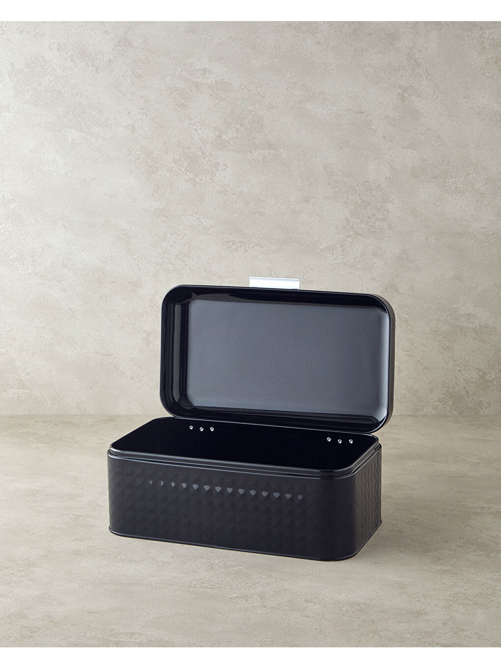 Salina Metal 4'lü Saklama Kabı 1.3 L x 9 L Siyah-1