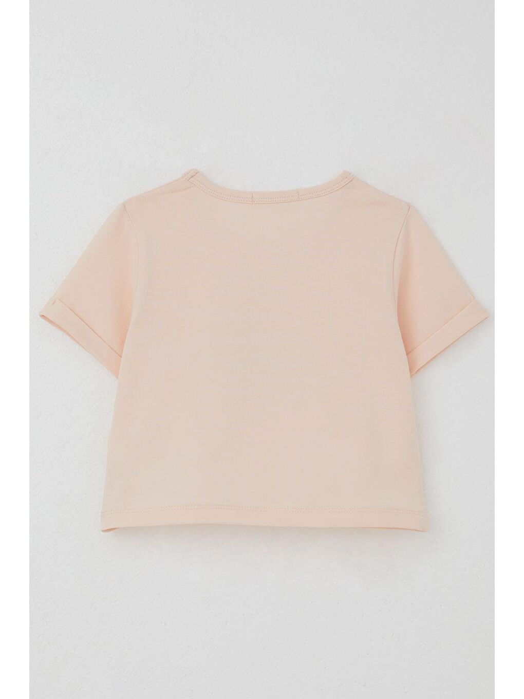 Pembe Kız Çocuk Şortlu Takım Yaz Temalı Karpuz Dilimi Baskılı Pudra (3-8 Yaş)-3