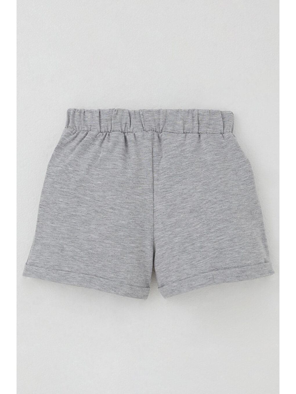 Pembe Kız Çocuk Şortlu Takım Yaz Temalı Karpuz Dilimi Baskılı Pudra (3-8 Yaş)-4