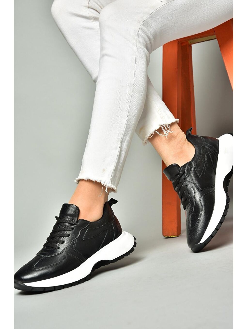 S5407501 Siyah Kadın Sneakers