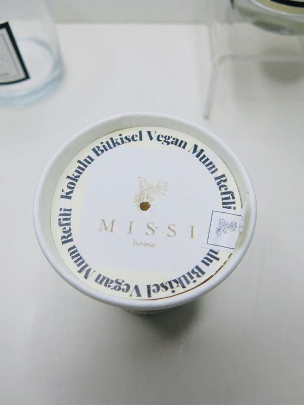 Missi Ekru Black Vanilya Vegan Refil Mum 130 gr - 5