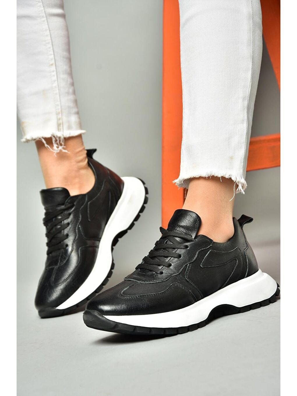 S5407501 Siyah Kadın Sneakers-1