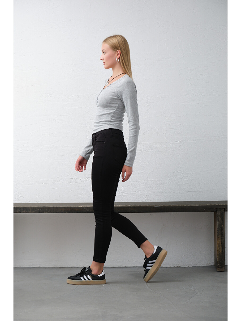 Siyah Süper Esnek Kumaş Pamuk Saten Jegging Kadın Skinny Dar Paça 5 Cep Pantolon @Carpi-2