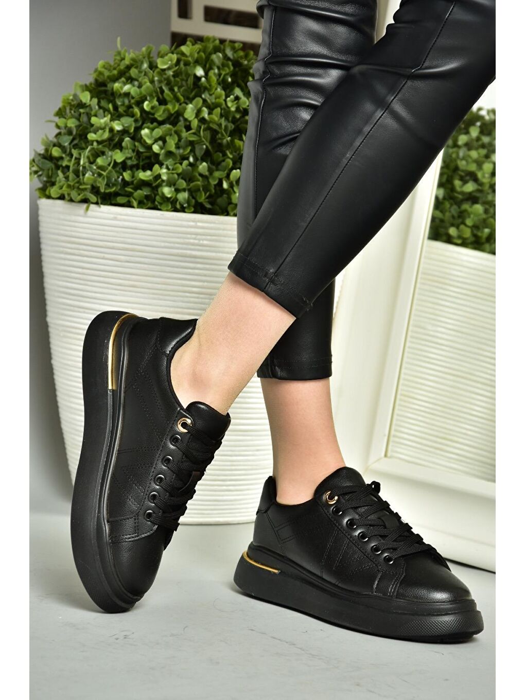 S9731110 Siyah Kadın Sneakers-3