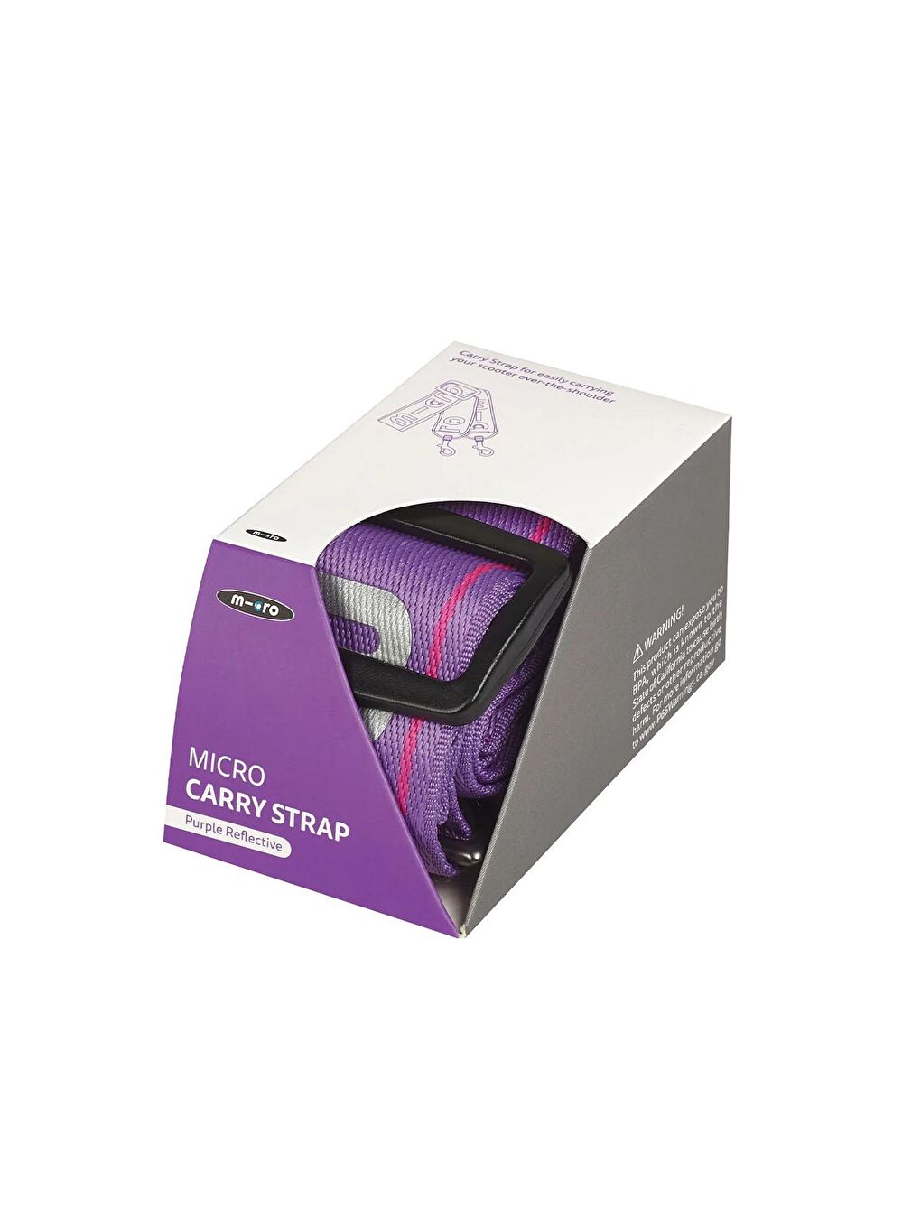 Micro Mor Micro Scooter Taşıma Askısı Reflective Purple Mor - 1