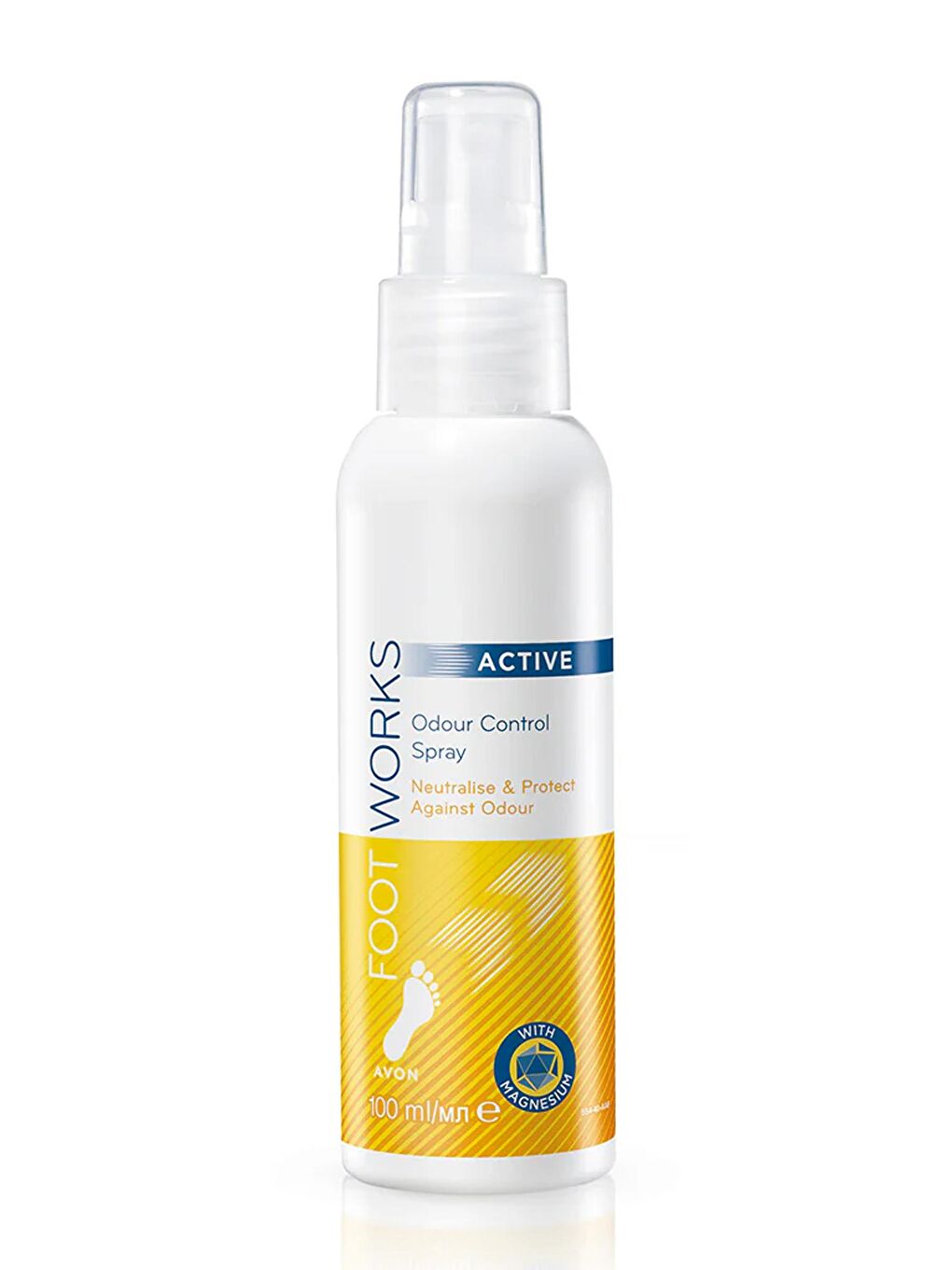 AVON Renksiz Foot Works Active Ayak Koku Kontrol Spreyi 100 Ml.