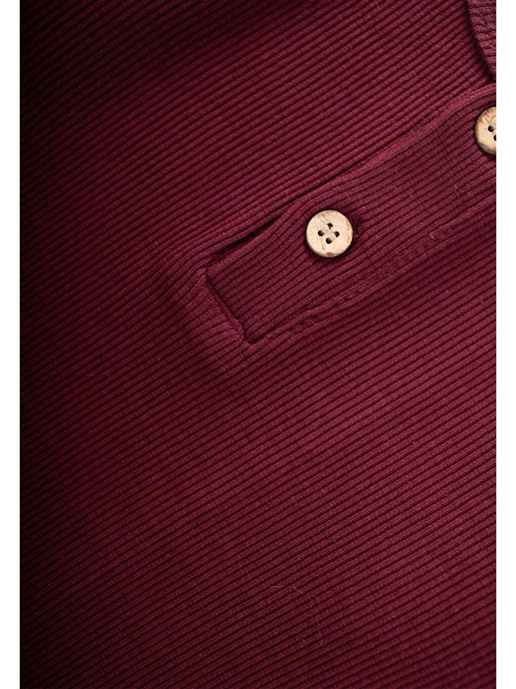 Reglan Kol Patlı Erkek Basic Takım 1-5 Yaş Bordo-2