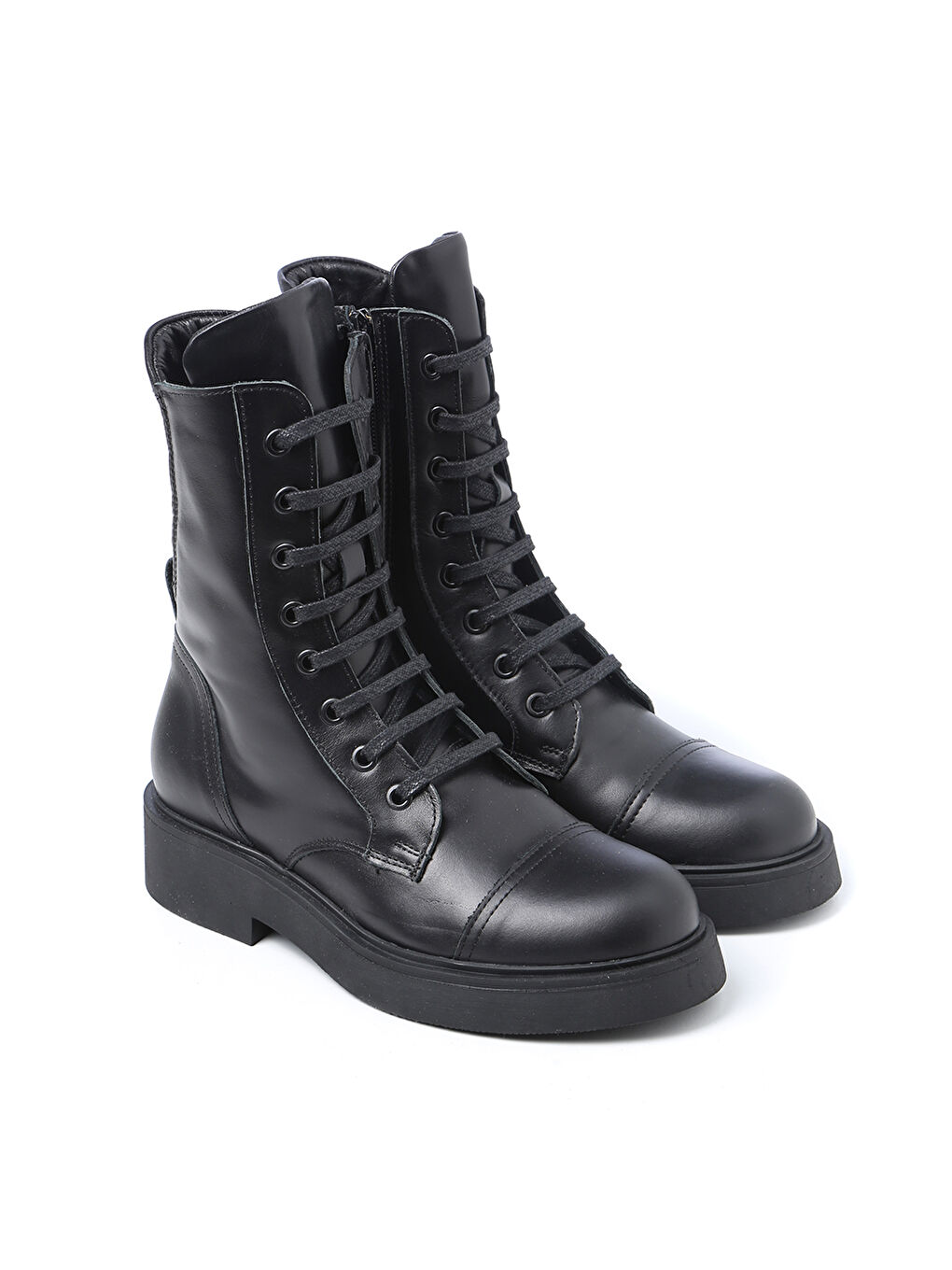 Kadın Bot GTN-20317 Deri Analin Siyah-1
