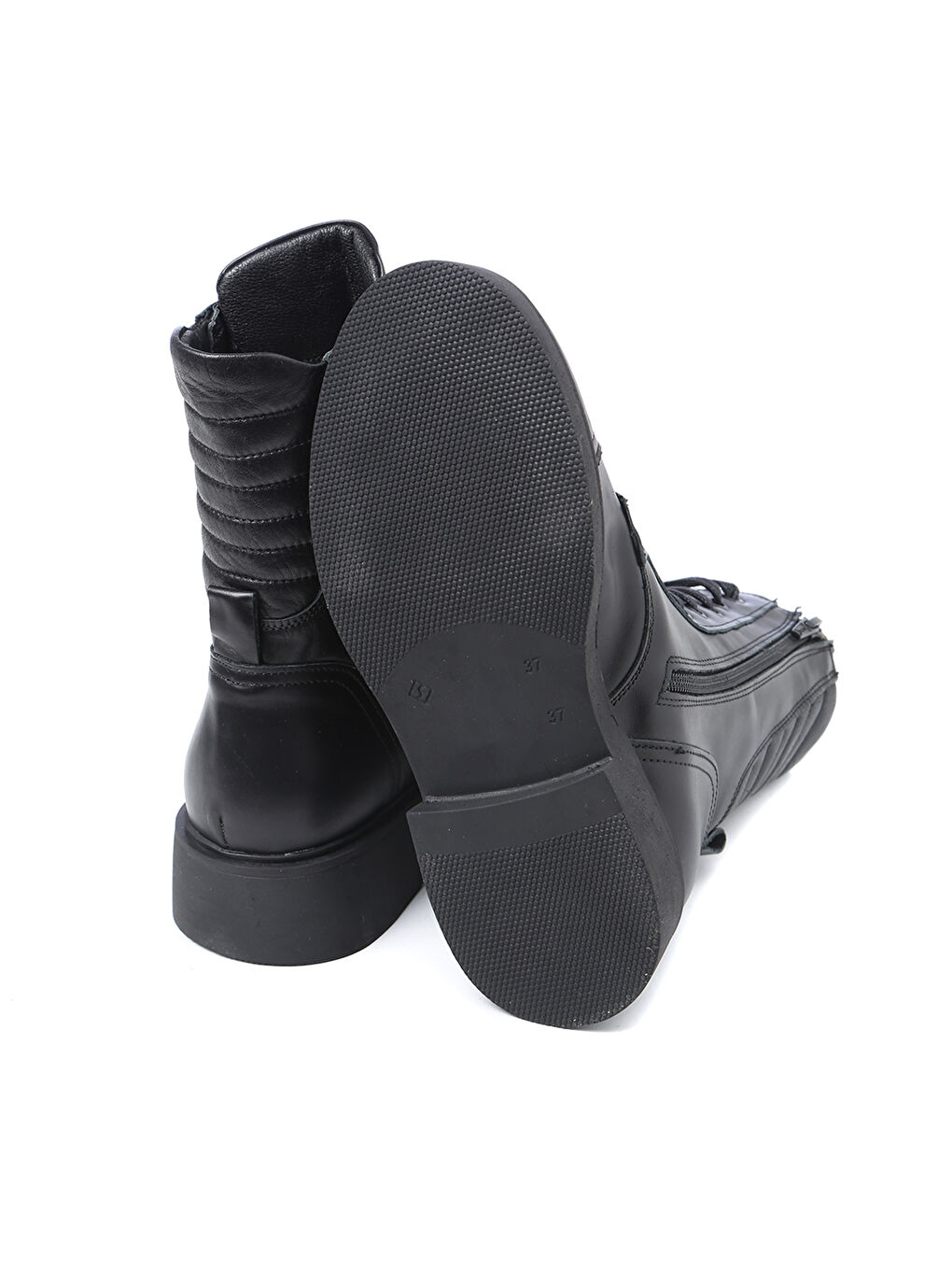 Kadın Bot GTN-20317 Deri Analin Siyah-4