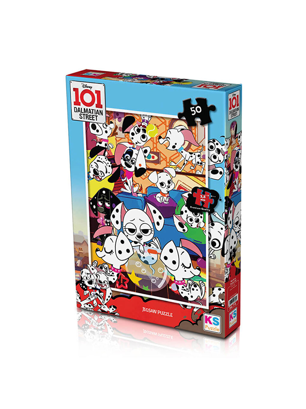 KS GAMES Renksiz 102 Dalmation Puzzle 50 Parça DAL709