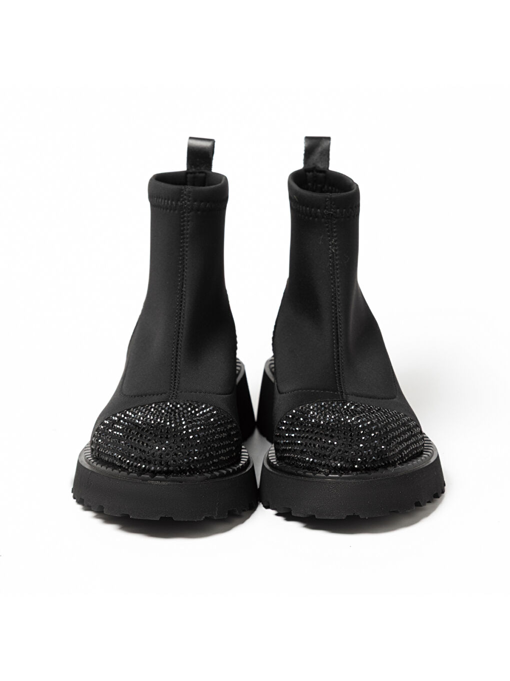 Kadın Bot GTN-24565 Siyah Strec Siyah Taş-5