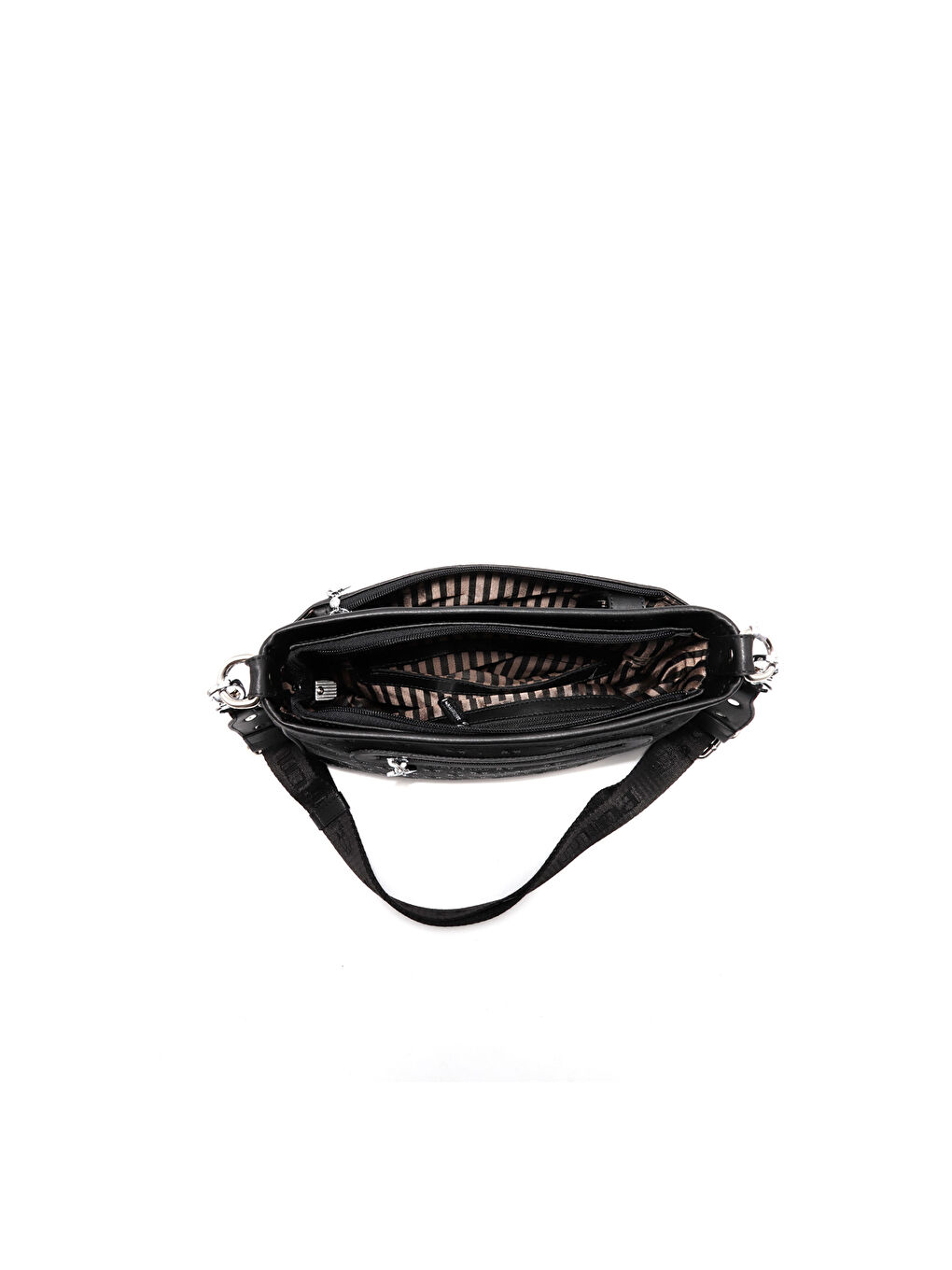 Kahverengi Kadın Çapraz Çanta 1160-47941 SILVER POLO ÇAPRAZ BAYAN ÇANTASI M105 KAHVE-MAT LEOPAR TAB-5