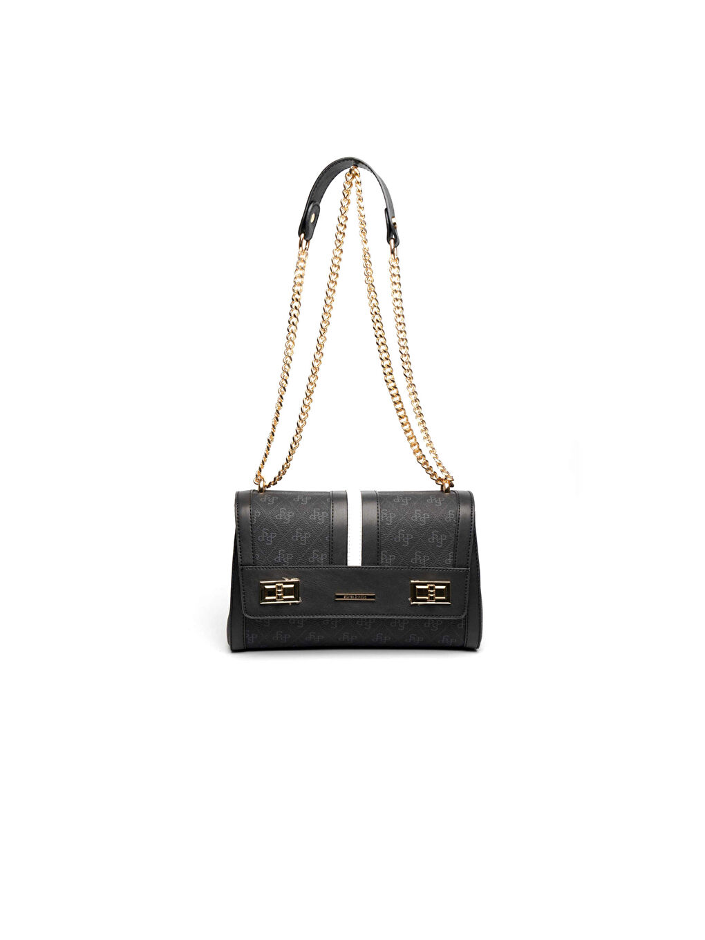 Siyah Kadın Çapraz Çanta 1139-46355 SILVER POLO ÇAPRAZ BAYAN ÇANTASI M178 SİYAH-MAT SİYAH