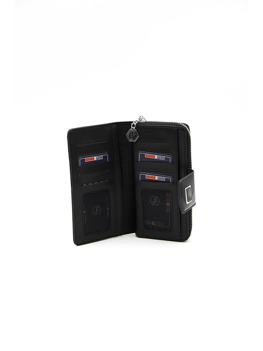 Siyah Kadın Cüzdan & Kartlık 928-40510 BAYAN CÜZDAN M158 SİYAH-RUGAN SİYAH-3