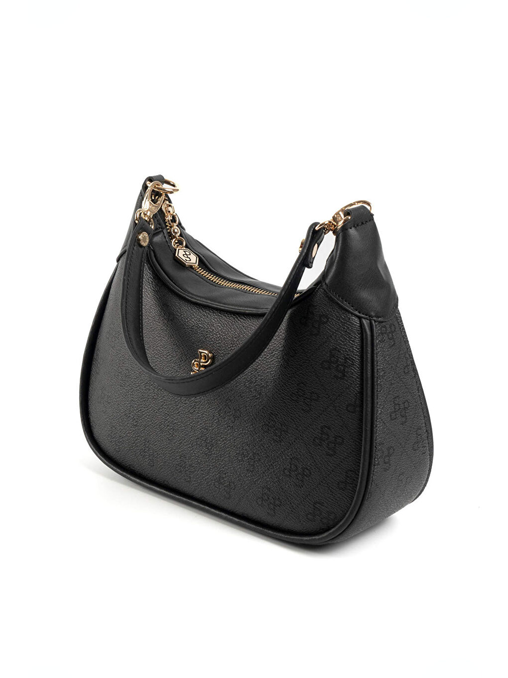 Kadın SP1180-M178 SILVER POLO Omuz Çantası Siyah-5