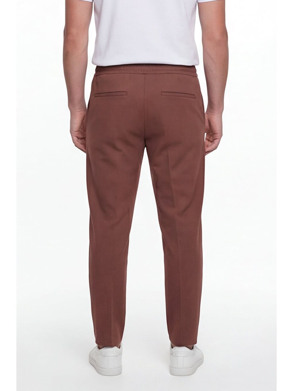 Kahverengi Giotelli Erkek Tarçın Dar Kesim Slim Fit Pamuklu Dokuma 6 Drop Pantolon-4