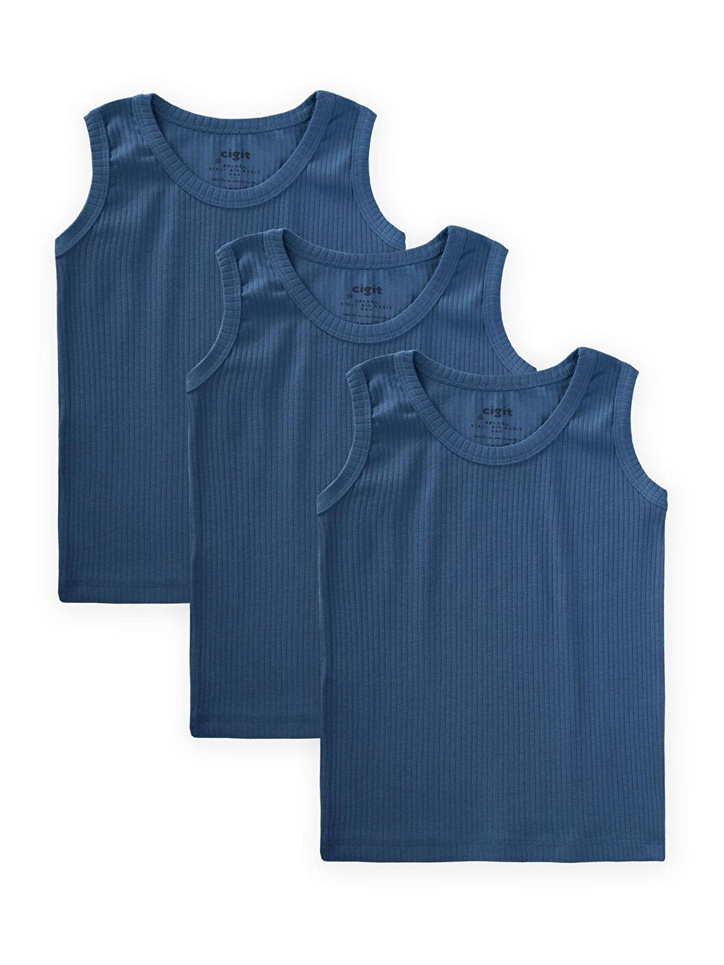 Lacivert Erkek Çocuk İç Giyim Atlet