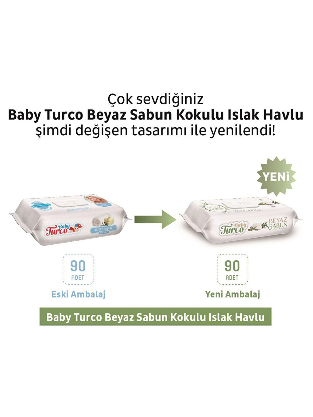 Baby Turco Renksiz Beyaz Sabun Kokulu Islak Havlu 12x90 - 4