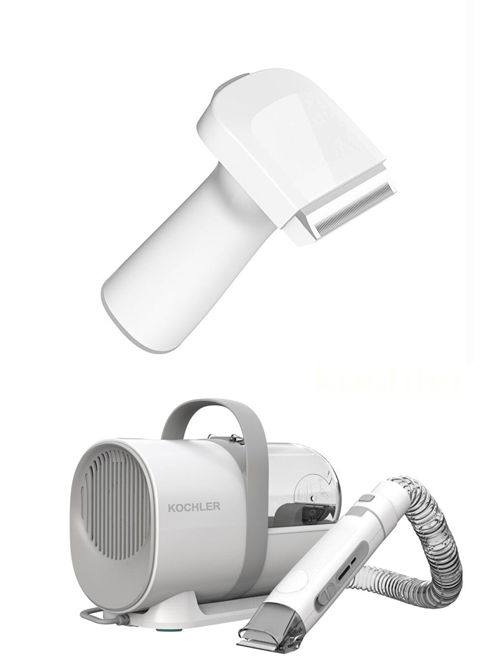 Profesyonel Kedi Köpek Hayvan Tüy Bakım Seti - Elektrikli Vakum-şarjlı Tıraş Ve Tüy Toplama Makinesi