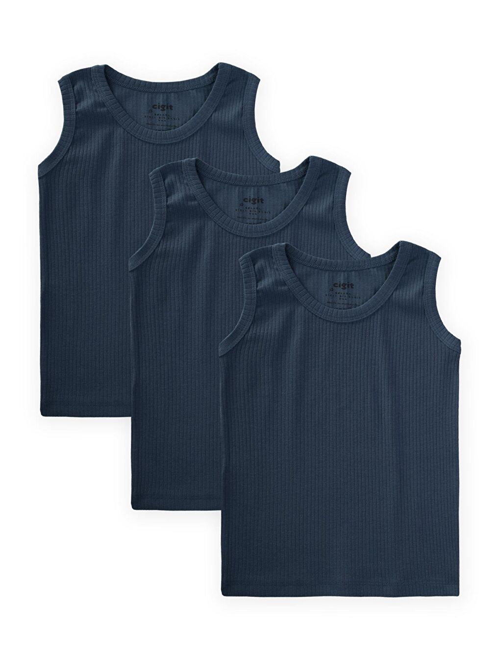 Antrasit Erkek Çocuk İç Giyim Atlet