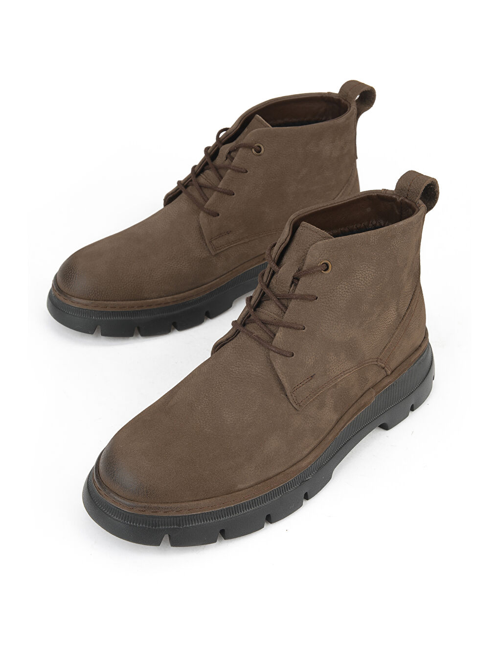 Bej Erkek Hakiki Deri Bot 1531007Z3842 Kum-4