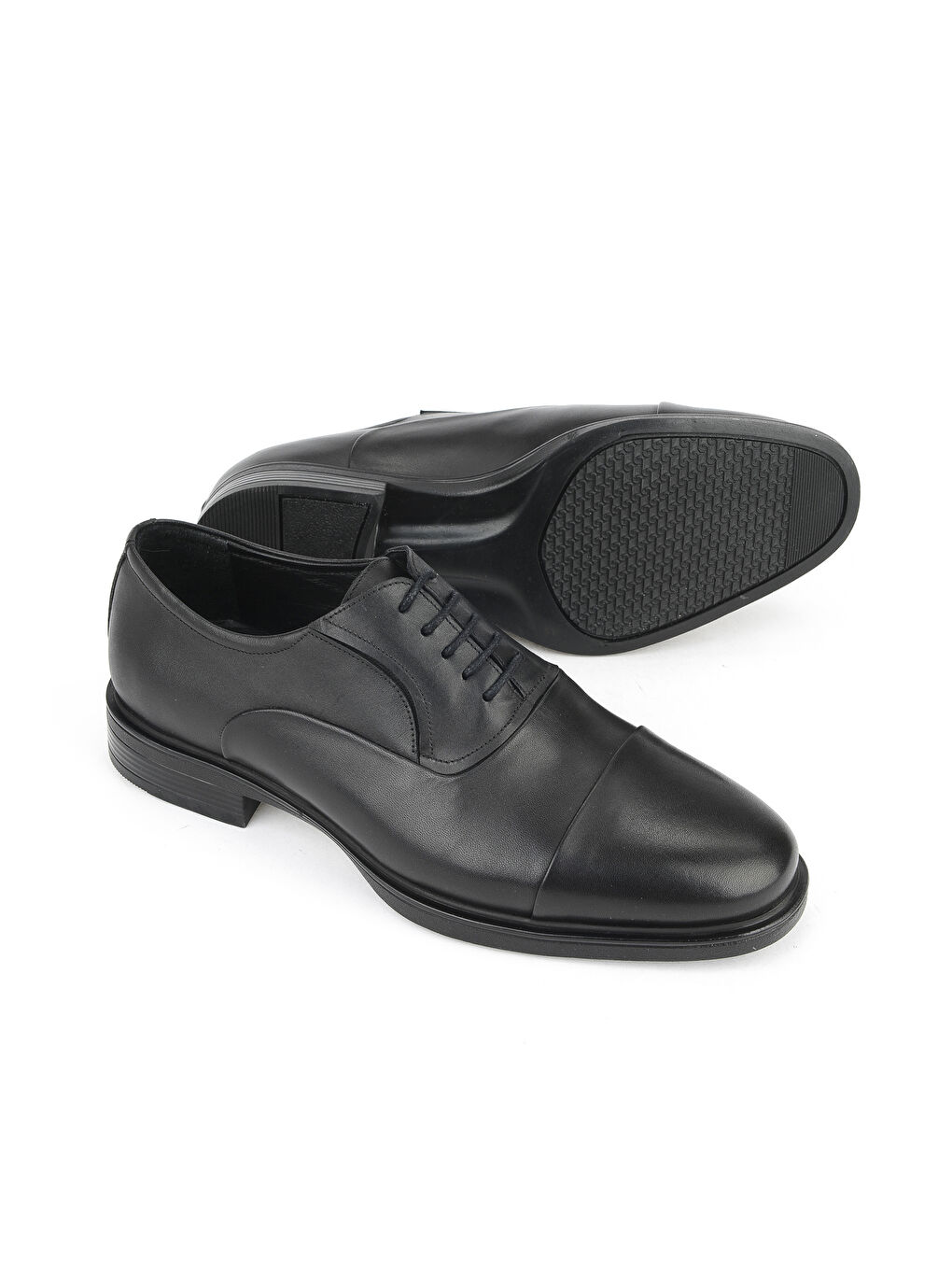Erkek Hakiki Deri Ayakkabı 153745Z276141 Siyah-3