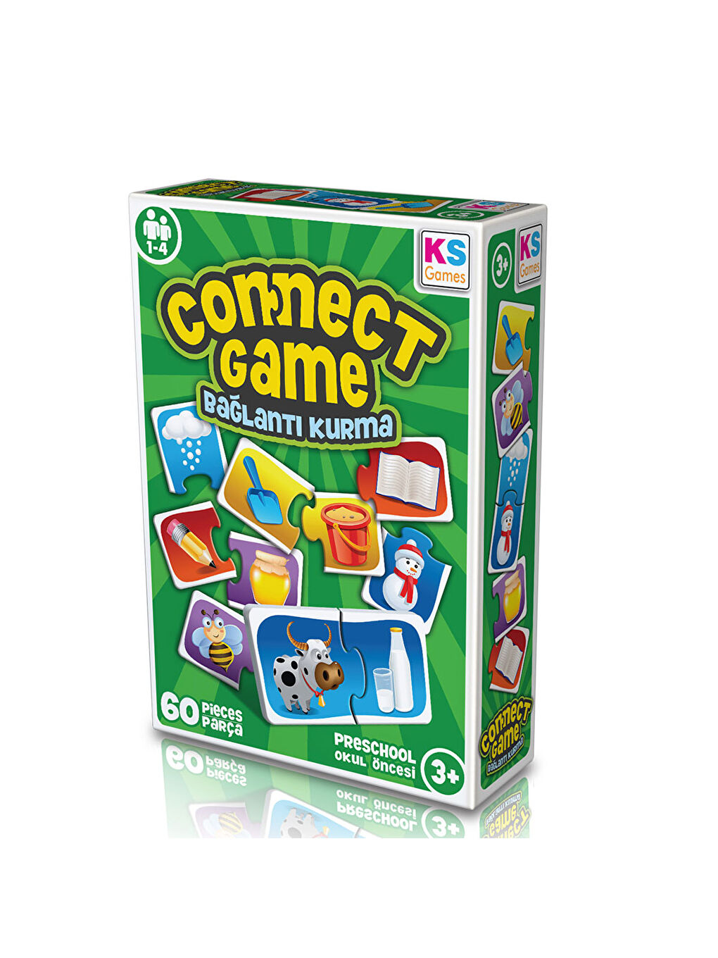 KS GAMES Renksiz Connect Game Bağlantı Kurma Cg256