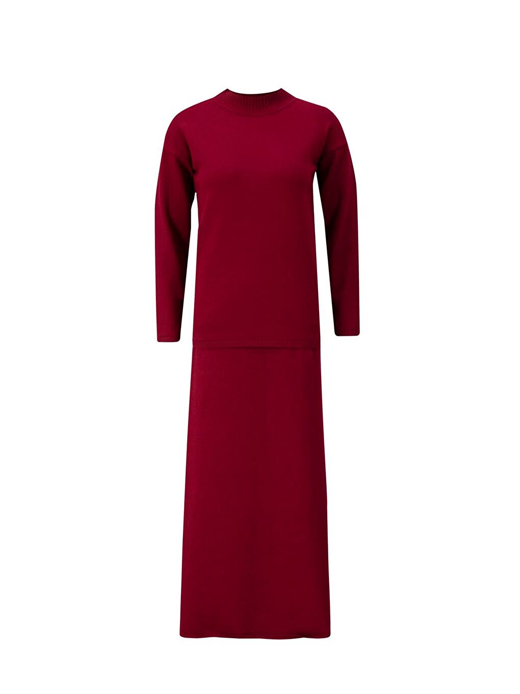 Basic Triko Takım 24Kd4222 Bordo-4