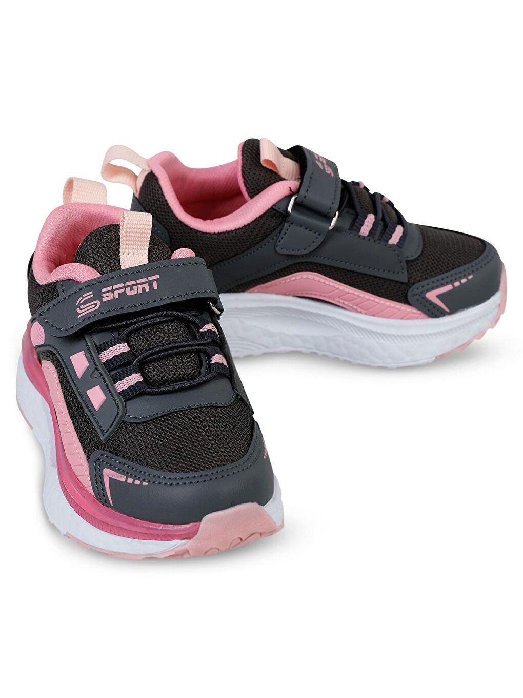Sport Kız Çocuk Spor Ayakkabı 31- - Gri 33-1