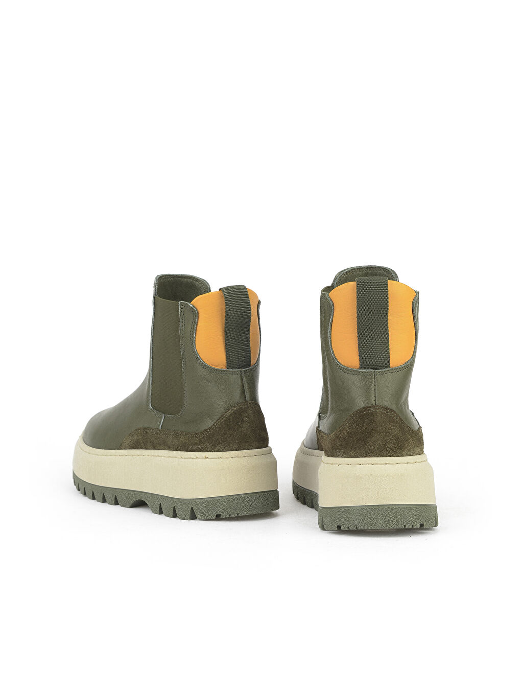 Kadın Hakiki Deri Bot 1531020Z19402 Haki-2