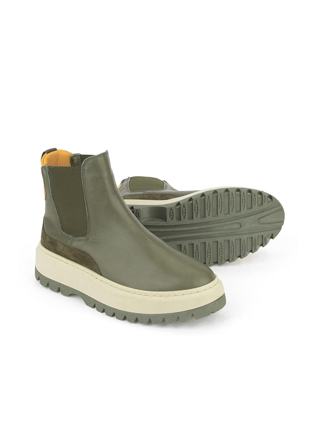 Kadın Hakiki Deri Bot 1531020Z19402 Haki-3