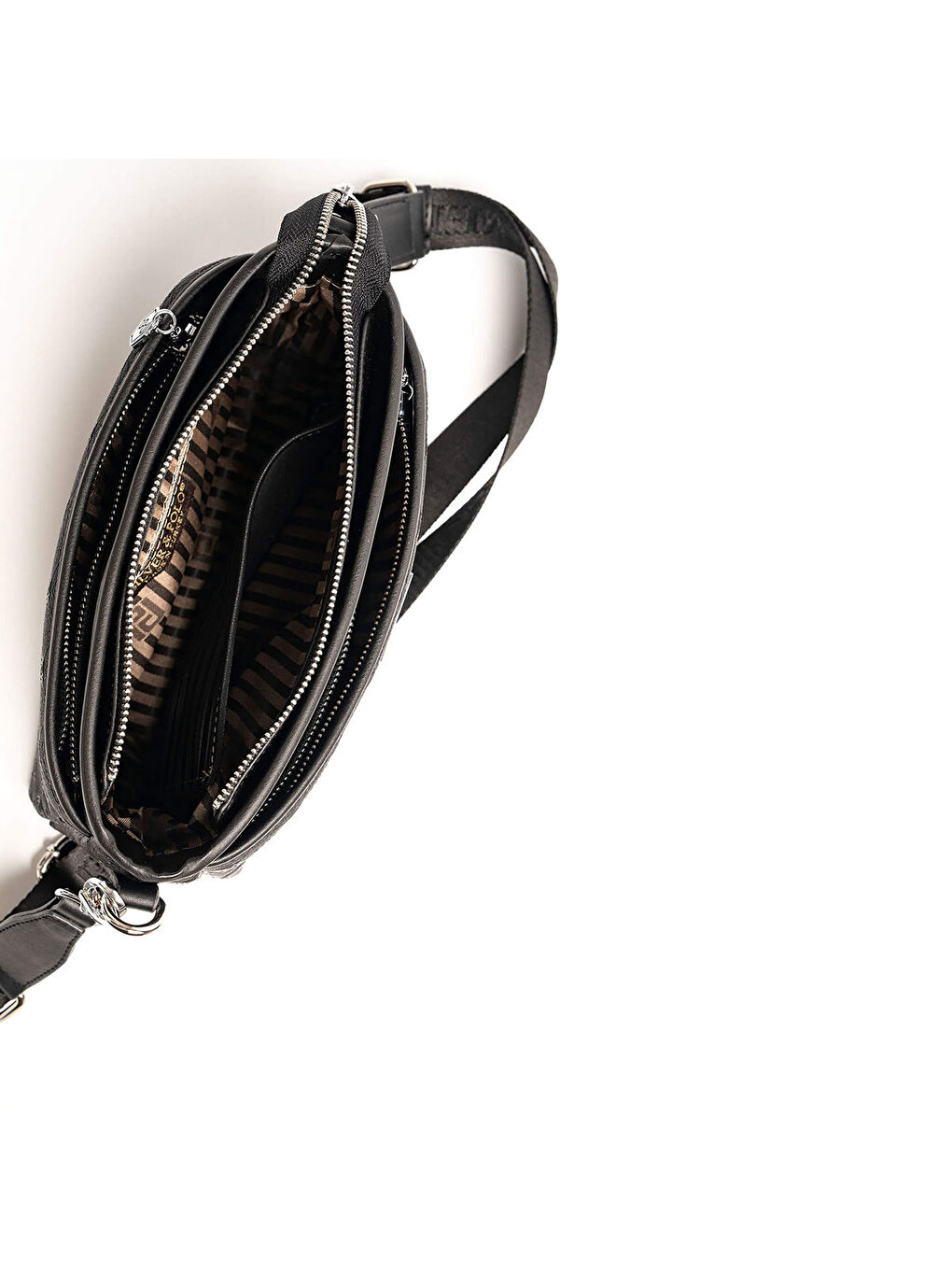 Kahverengi Kadın Çapraz Çanta 1184-48238 SILVER POLO ÇAPRAZ BAYAN ÇANTASI M178 KAHVE SARI-MAT BORDO-5