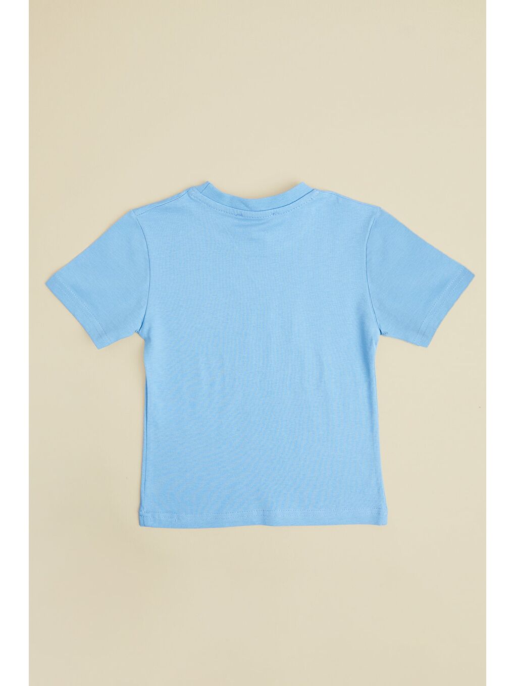 Mavi Team Captaın Yazı Baskılı Erkek Çocuk Tişört-1