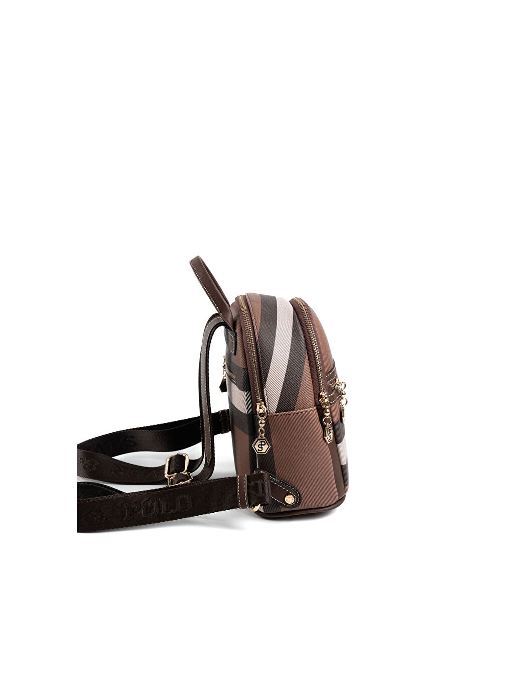 Kahverengi Kadın 983-47769 SILVER POLO SIRT ÇANTASI MK85 KOYU KAHVE-MAT KAHVE-2