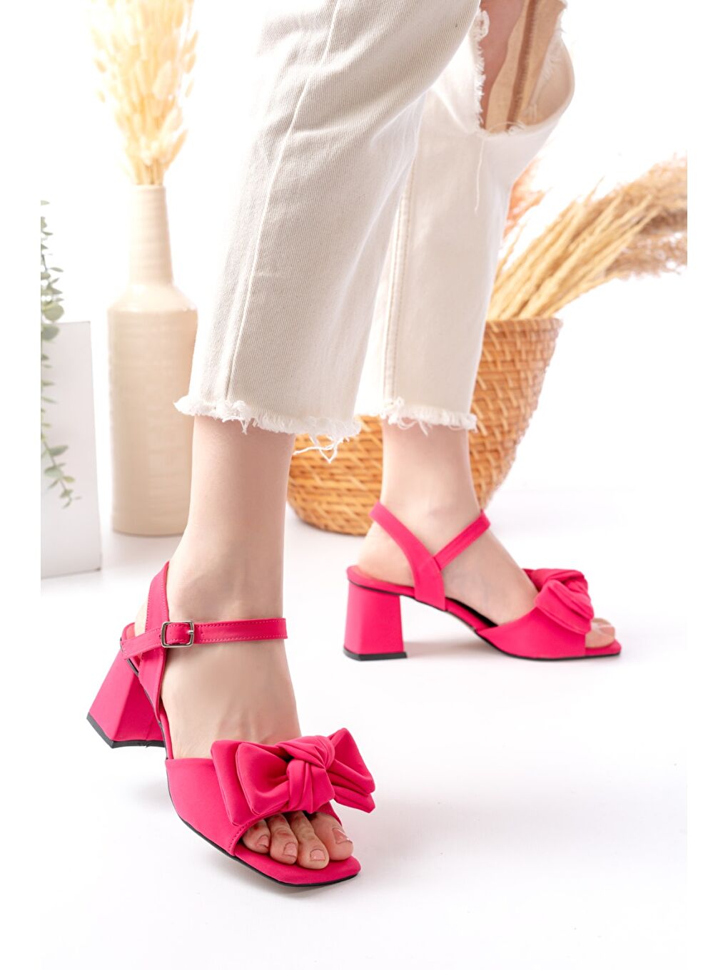 Kadın Silva Fuşya Sandalet-1