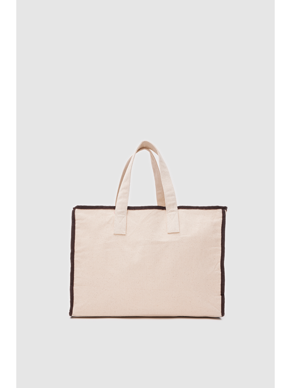 Bej Arc X Large Kanvas Tote Bag Kahverengi