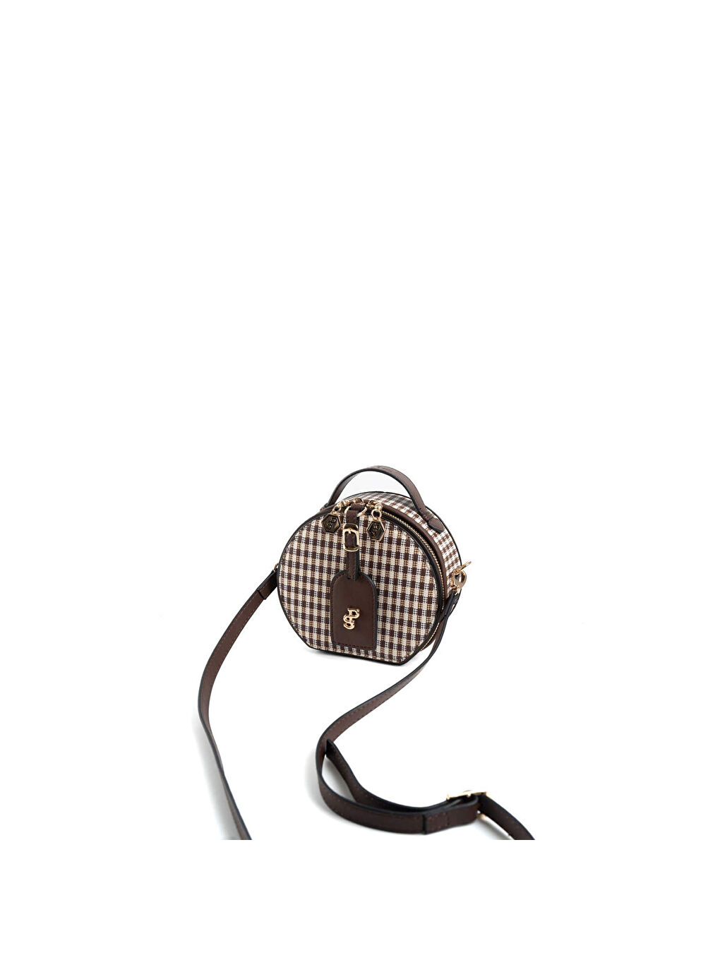 Kahverengi Kadın Çapraz Çanta 1163-47879 SILVER POLO ÇAPRAZ BAYAN ÇANTASI M191 KAHVE SARI-MAT KAHVE-5