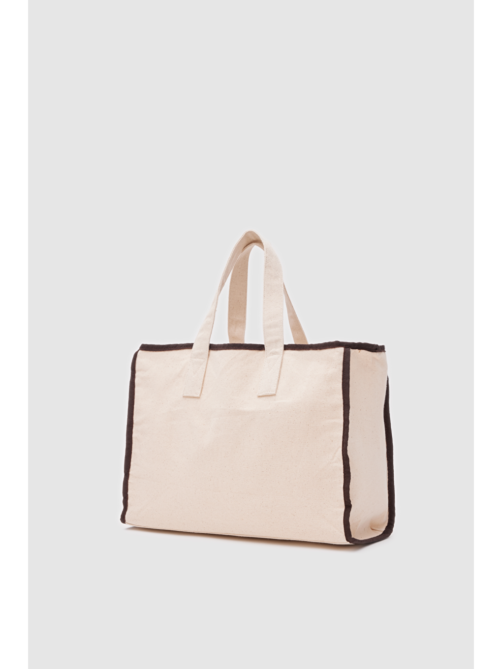 Bej Arc X Large Kanvas Tote Bag Kahverengi-1