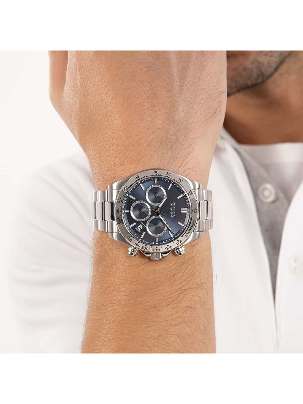 Gri HB1514315 Erkek Kol Saati-4